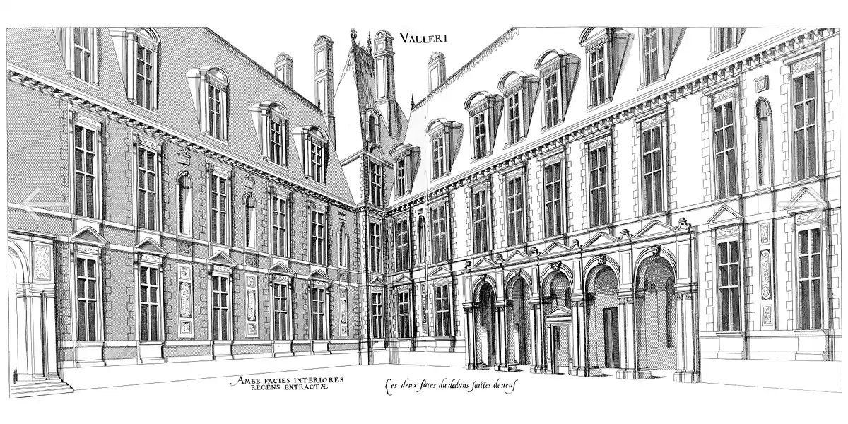 Renaissance facade by Androuet du Cerceau