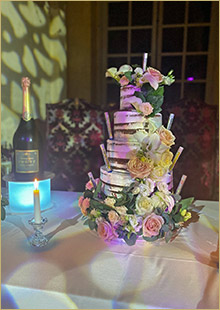 wedding cake in the Grande Galerie