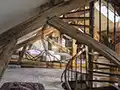 Loft bedroom, first floor of the Oriental Pavilion