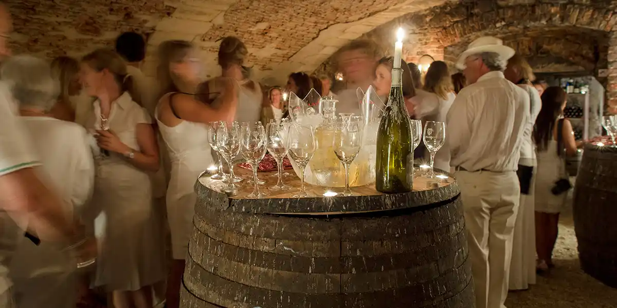 Weinprobe im Vallery Castle