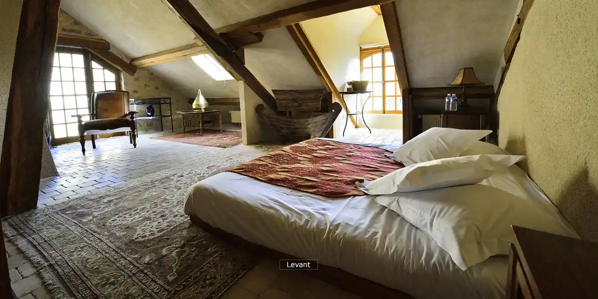 Das Levant-Zimmer ist eines von 28 Zimmern, die vom Schloss vorgeschlagen wurden