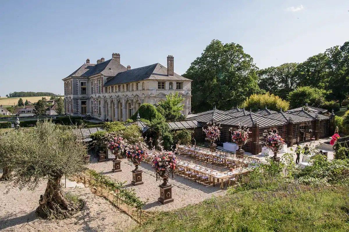het kasteelterrein