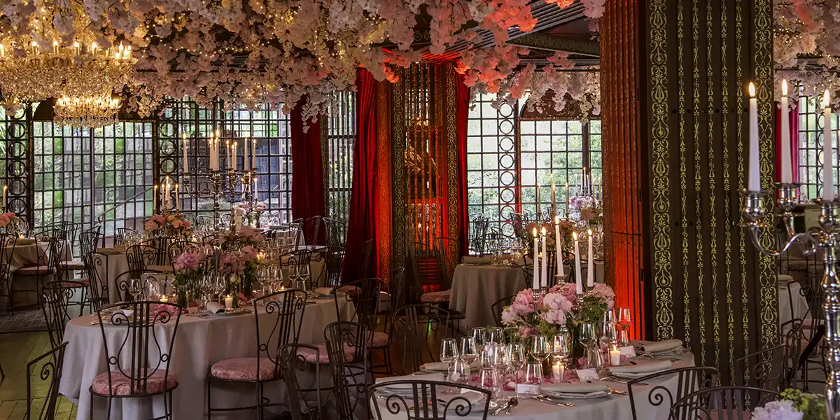 el Salon des Musiques, una gran sala del castillo para bodas