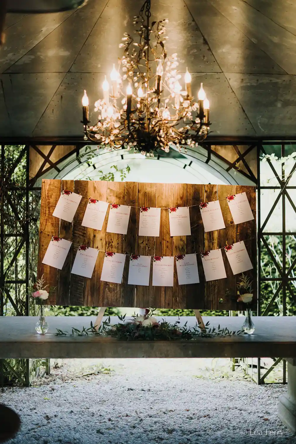 plannen en borden voor een bruiloft