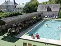 the pool close to the oriental pavilion