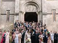 religious wedding in the little church