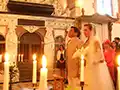 mariage à l'église de Vallery