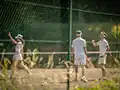 un tennis au Château de Vallery