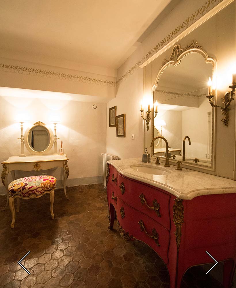 das Badezimmer Saint André