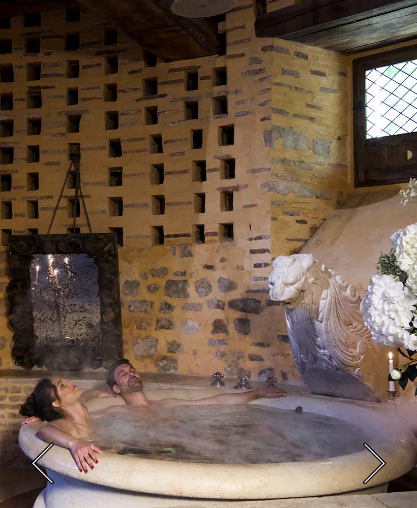 el baño de la suite nupcial