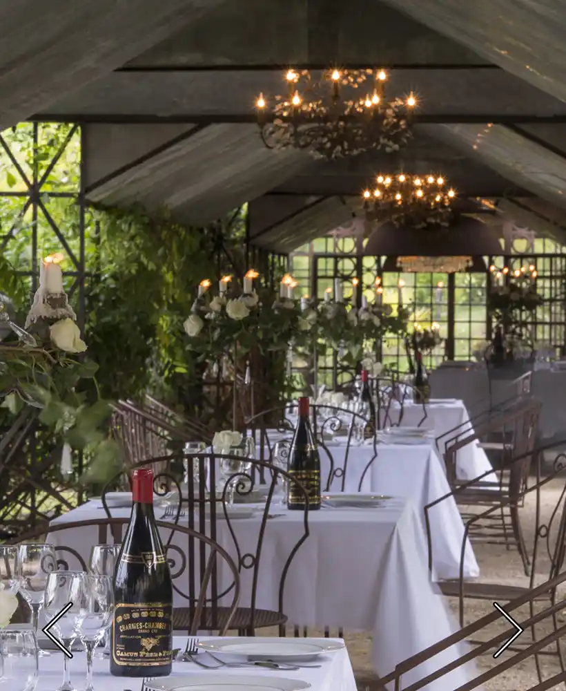 interior del closerie para una boda