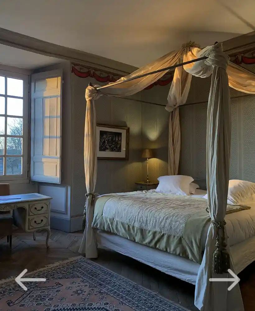 chambre Tulipe dans le château Renaissance