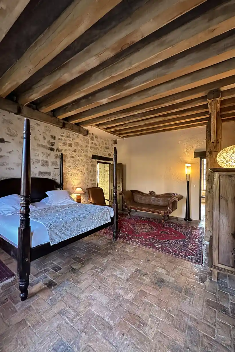 chambre du château en Île-de-France