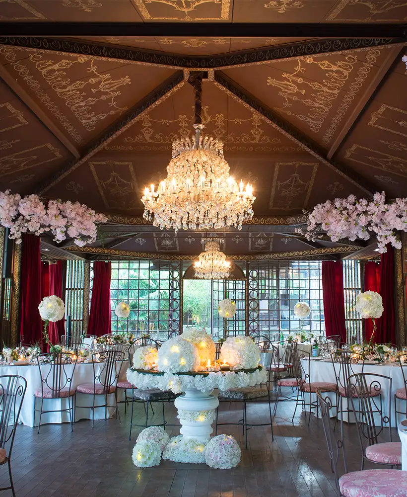 Reception room of the Château de Vallery: the Music Room