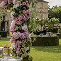 traiteur dans le parc du château