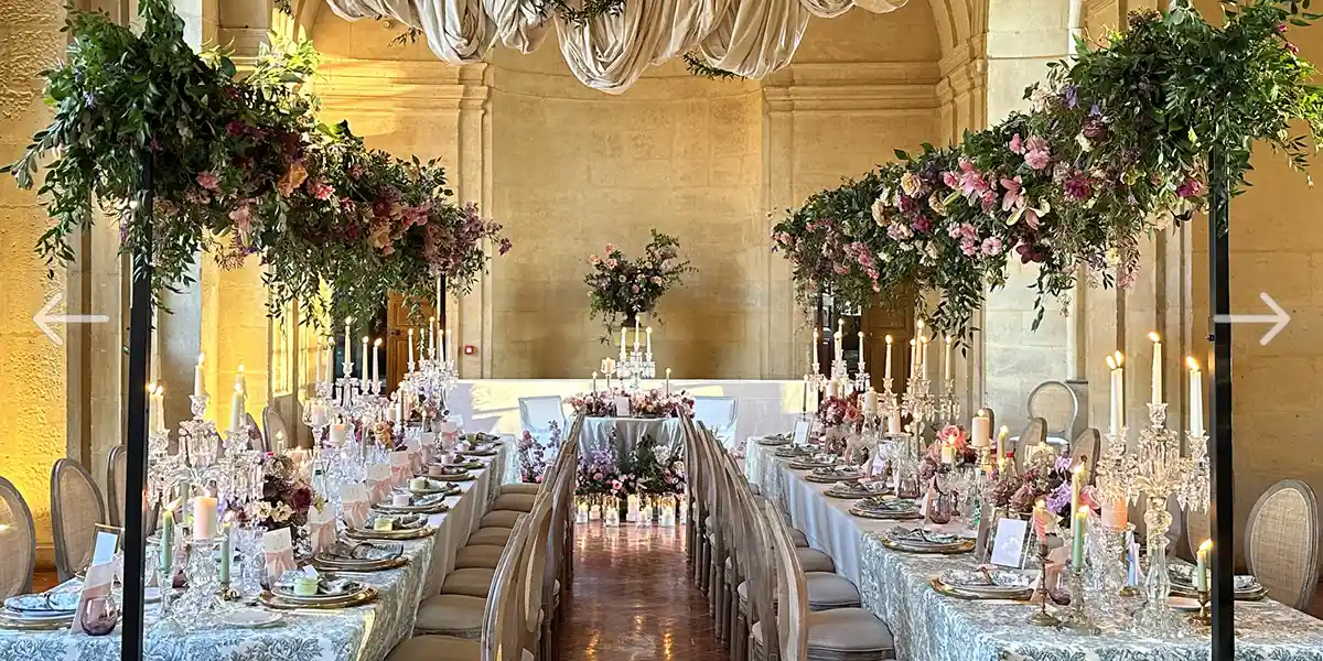 Wedding in Fontainebleau palace in Paris, France 