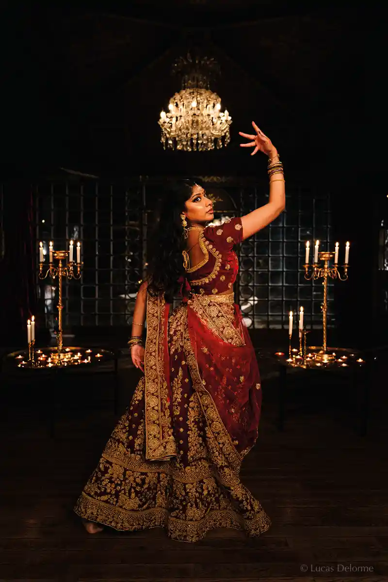 an Indian wedding in a French chateau