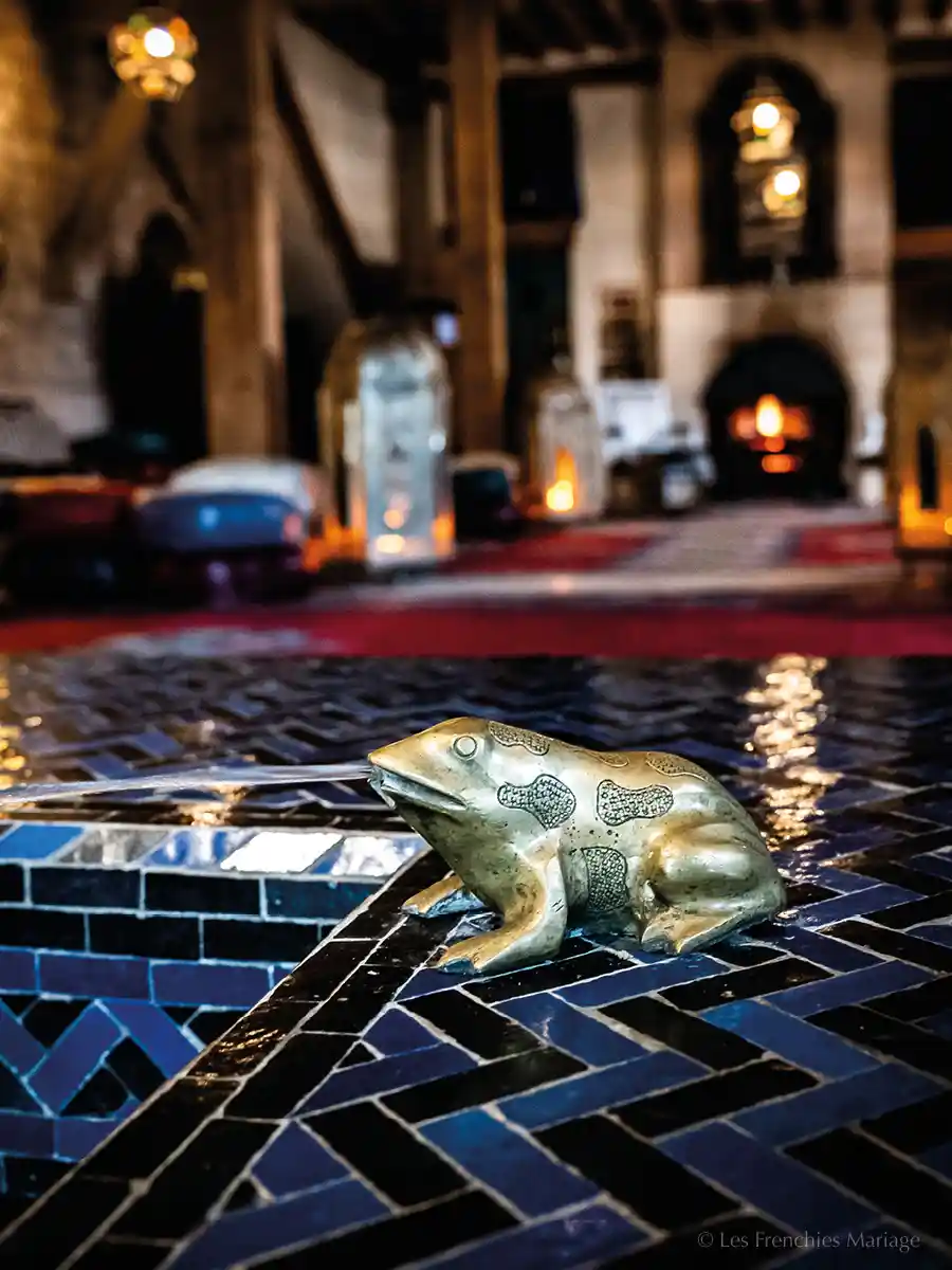 détail dans le Pavillon Oriental