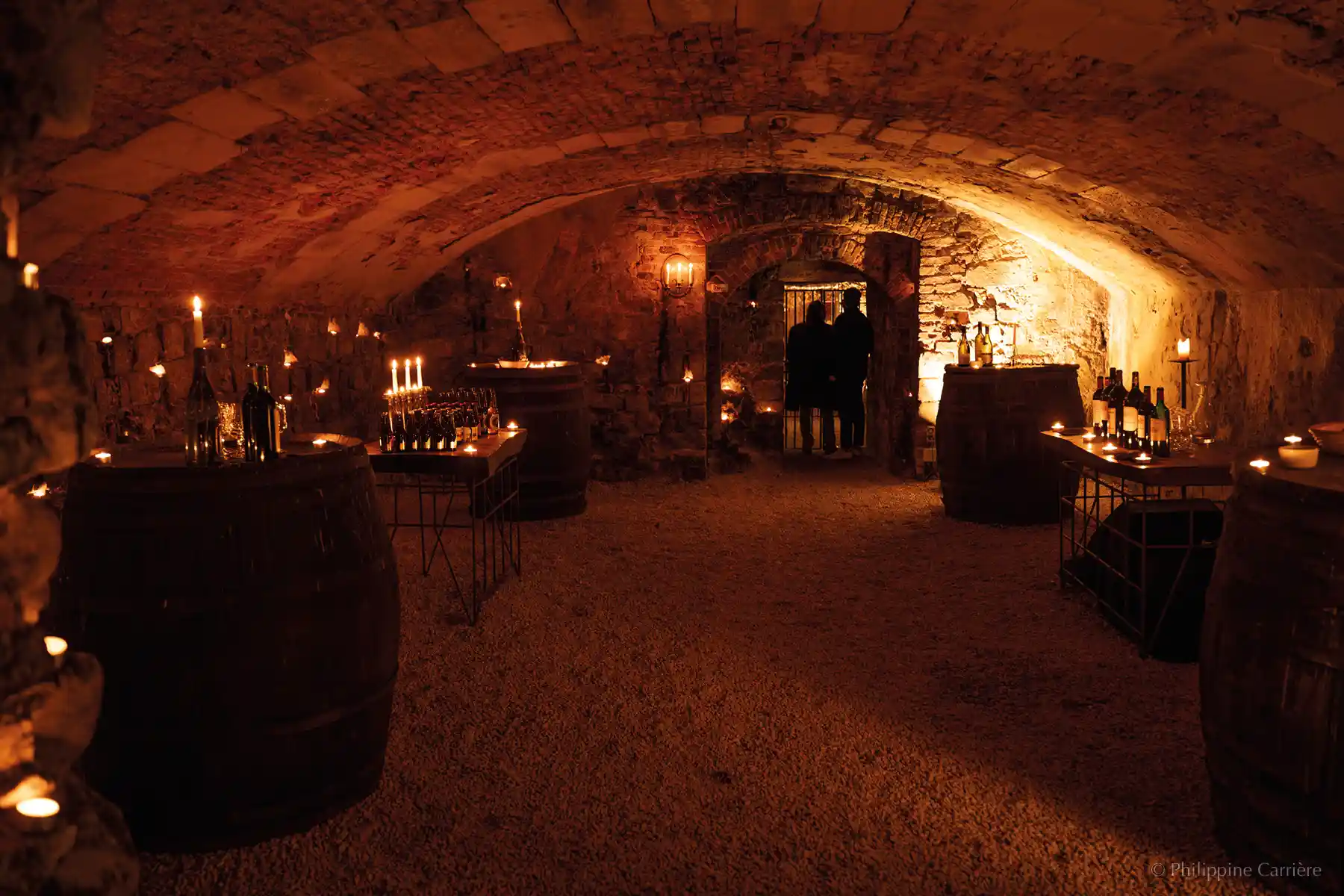 wine tasting in the medieval cellars