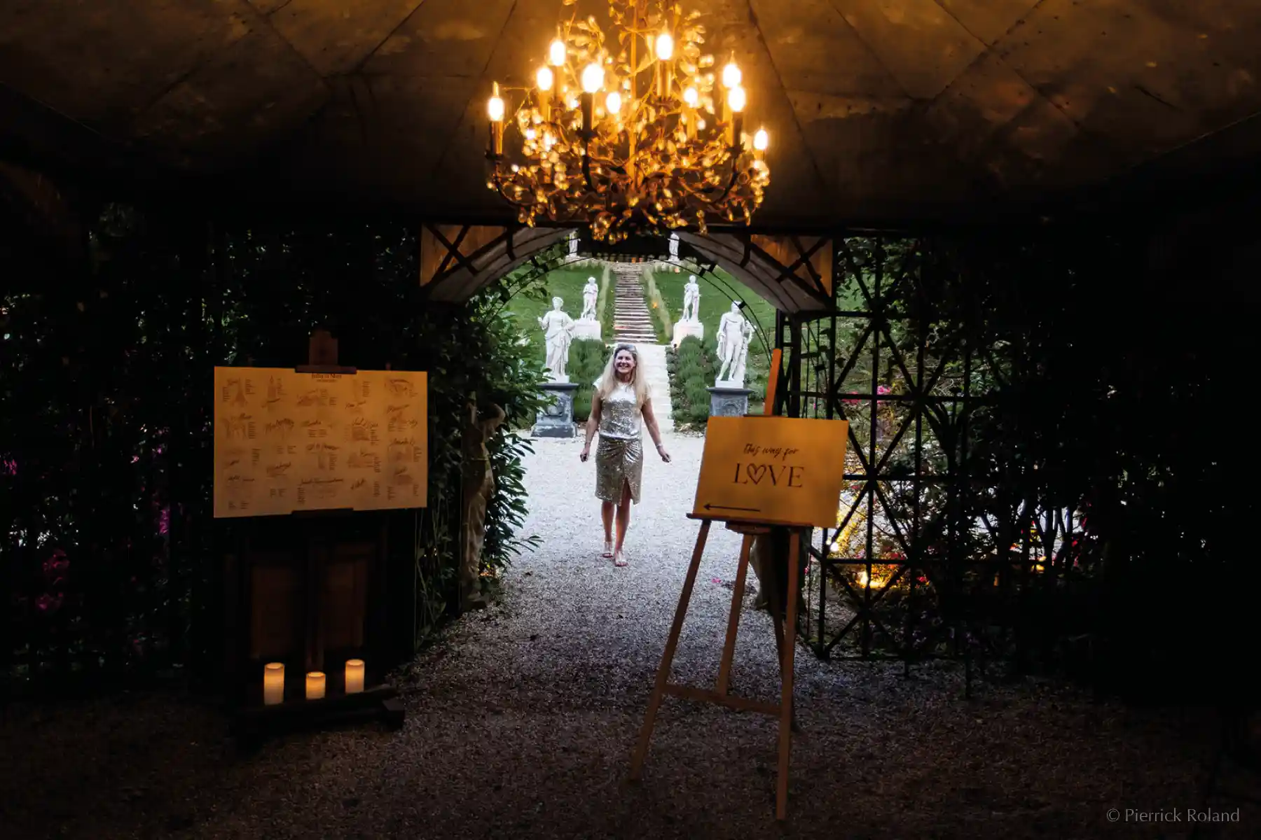 un plan de table sous la Closerie