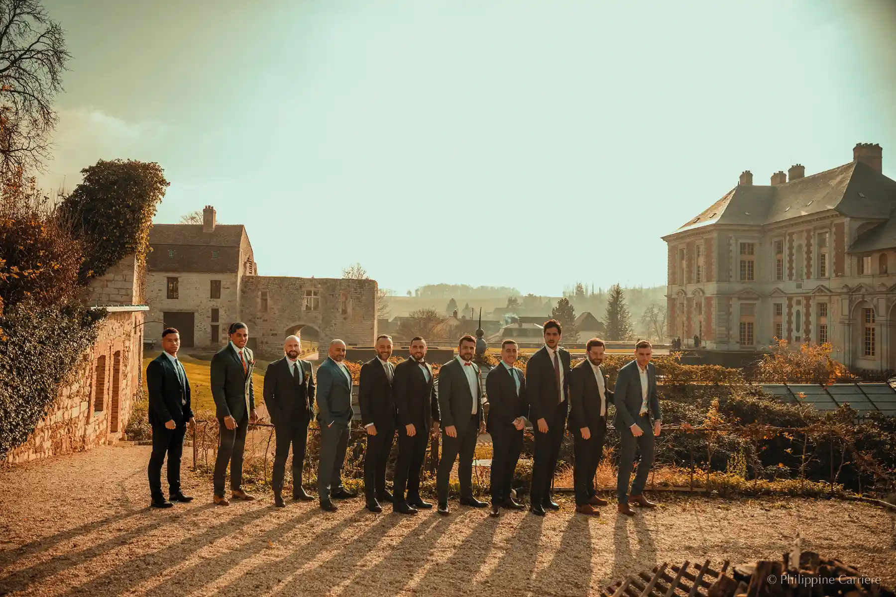 un mariage d'hiver au château