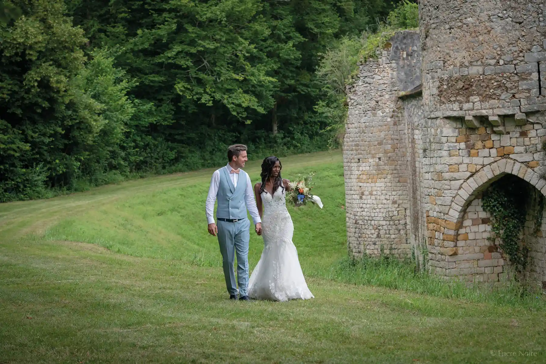 un rempart médiéval du château