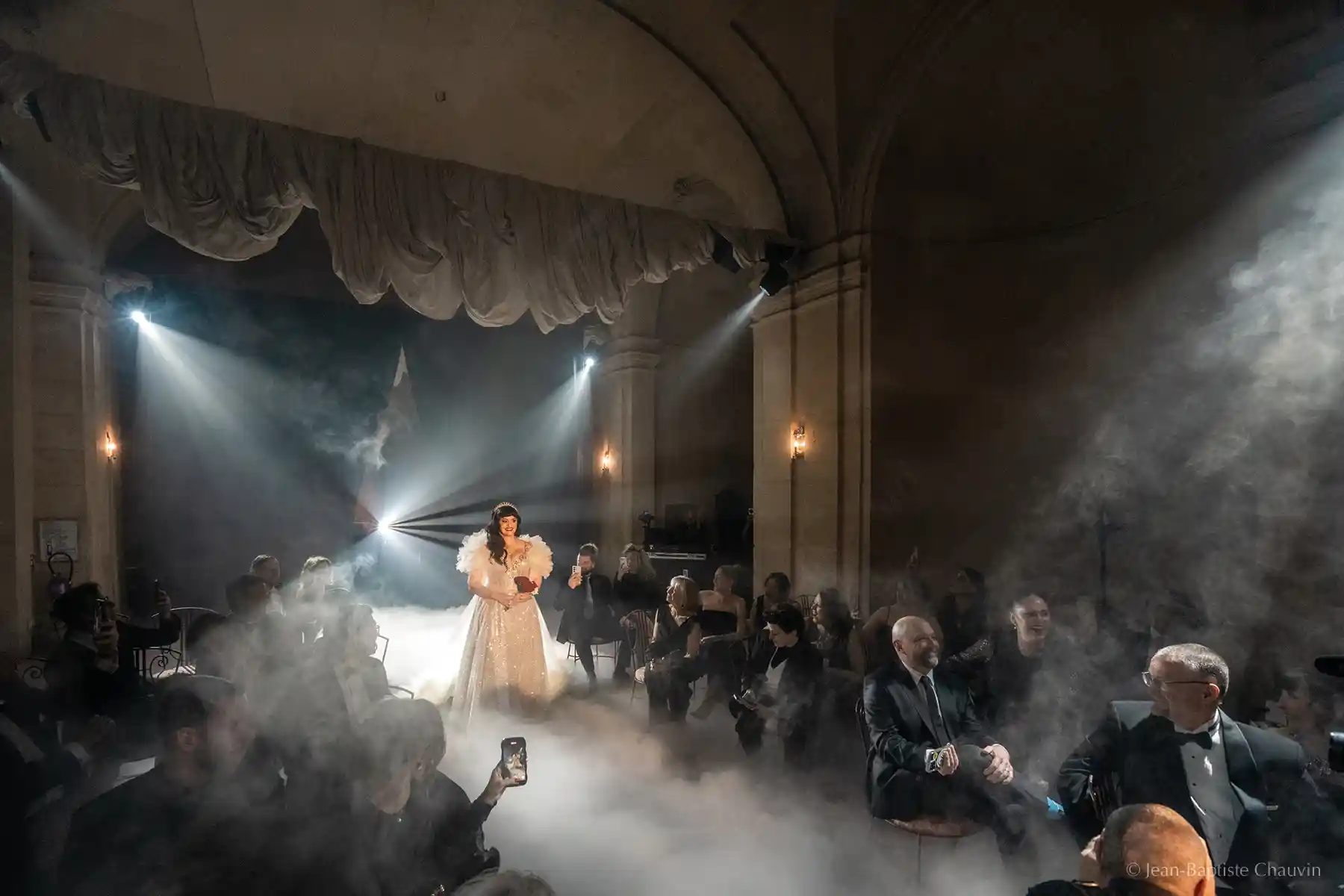 bride arrive for the ceremony