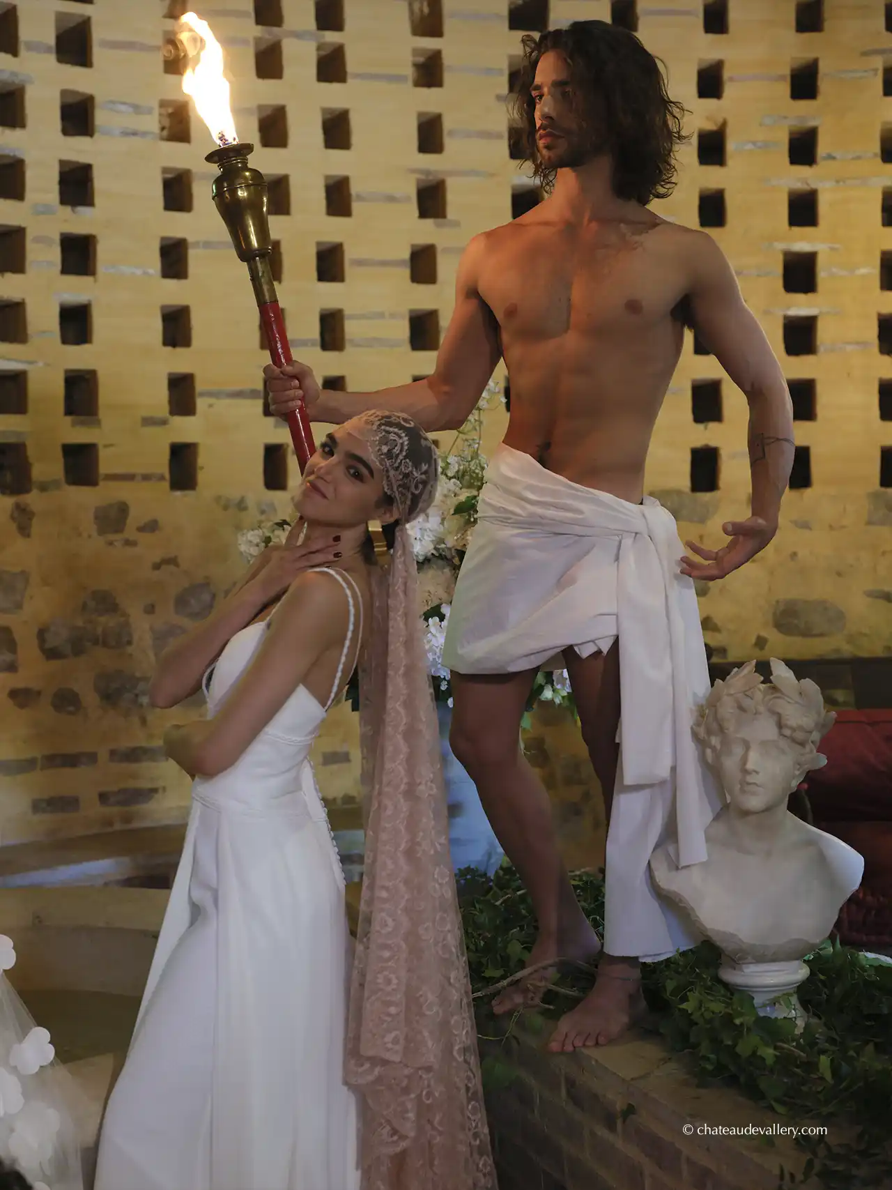 historical photo shot at the chateau