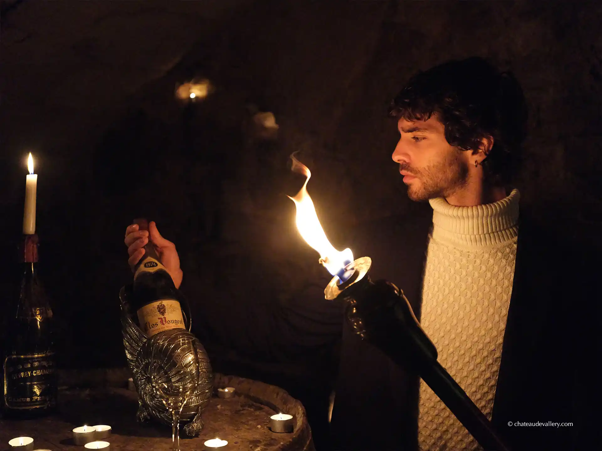 Cristian lo Presti in the cellars