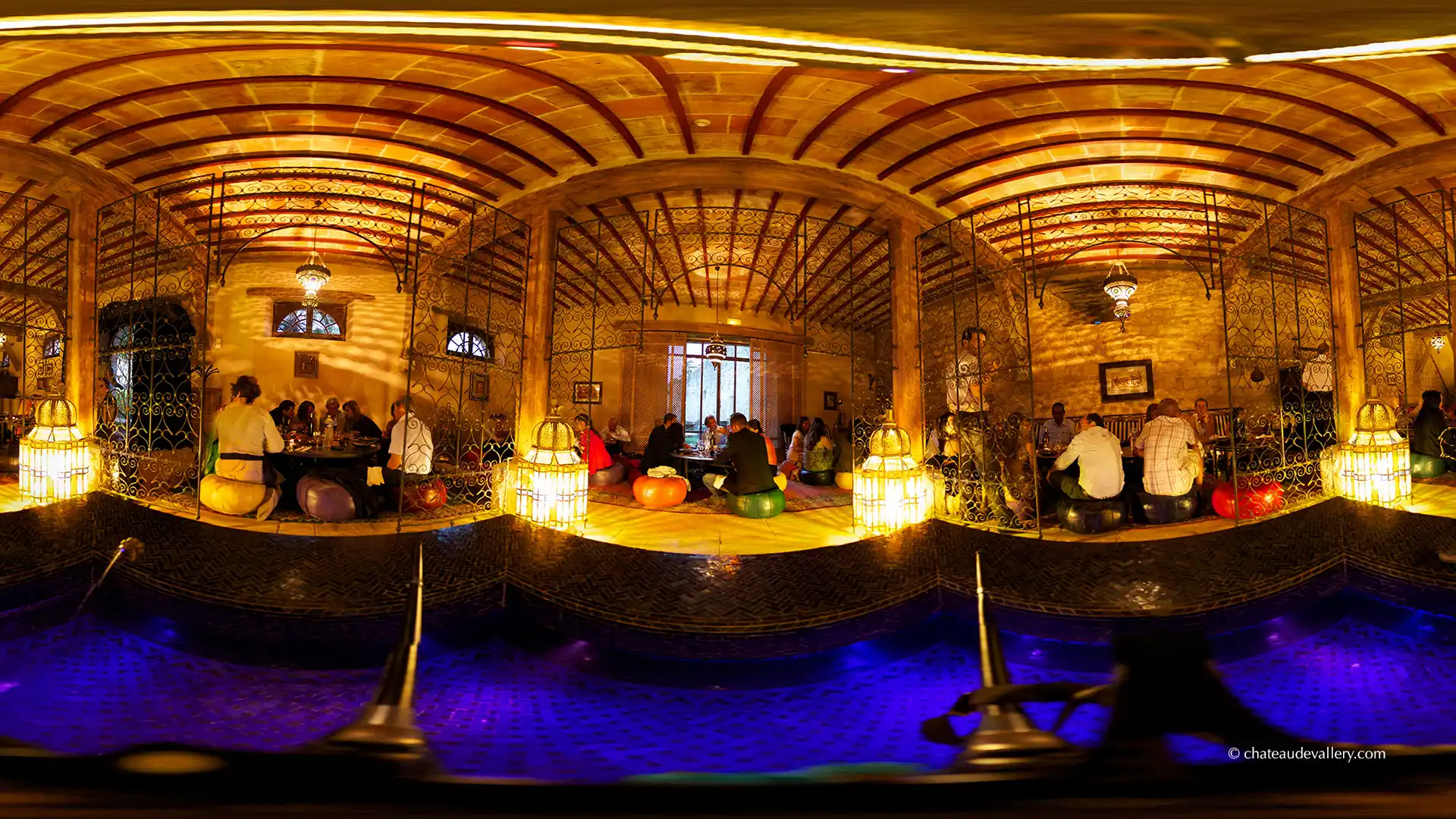 vue 360 degrés du Riad