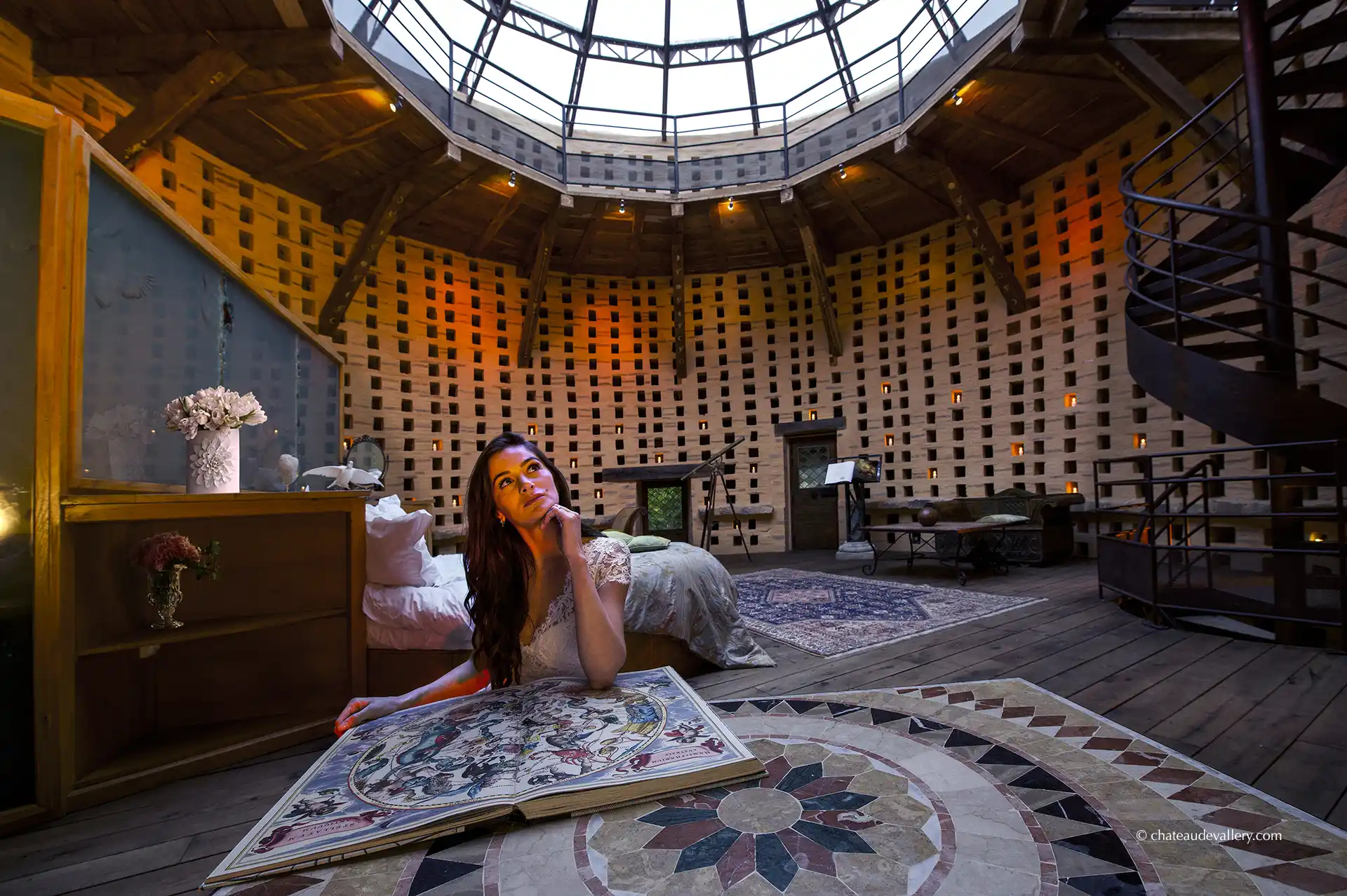 suite nuptiale du Château de Vallery