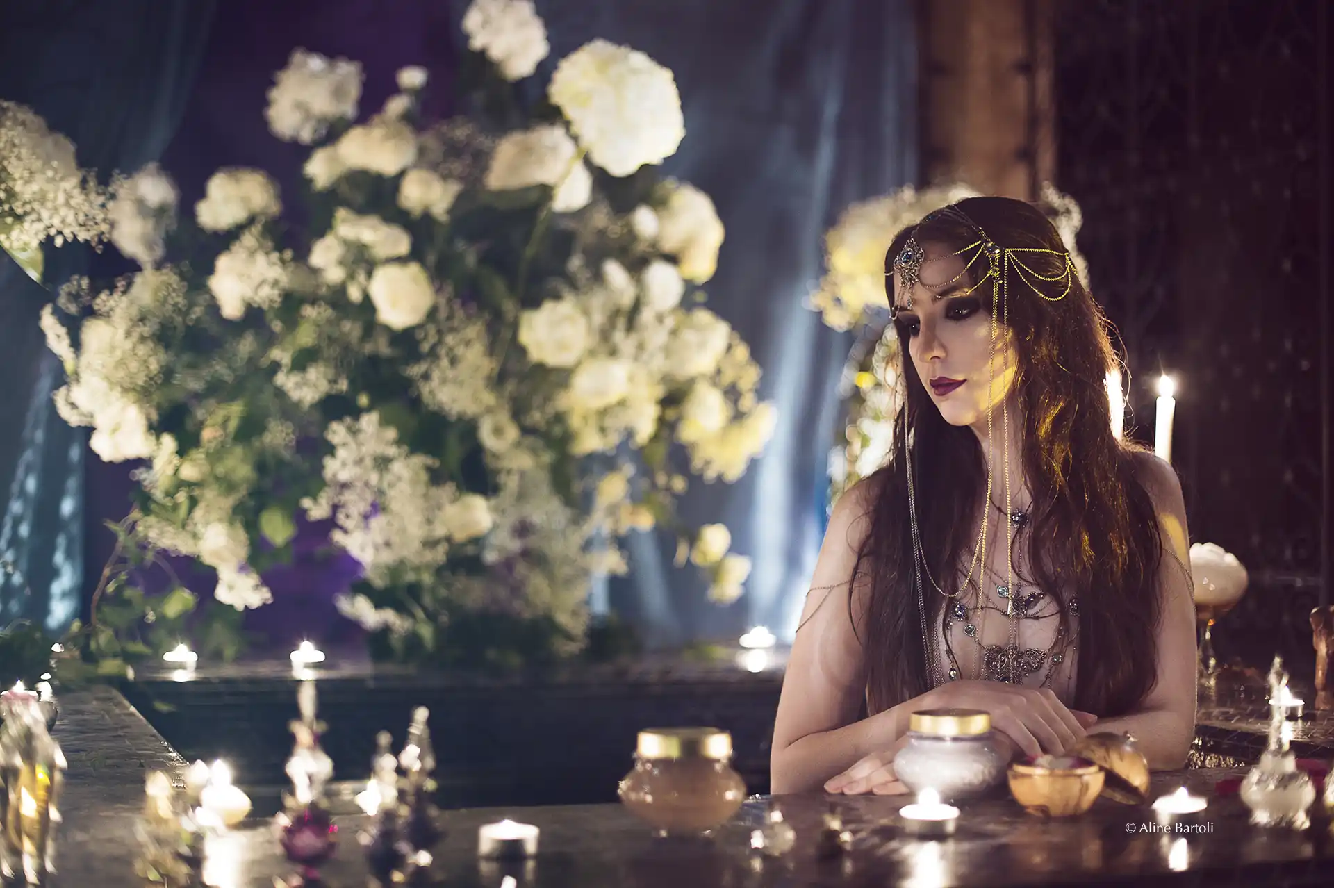 the oriental Riad of the chateau