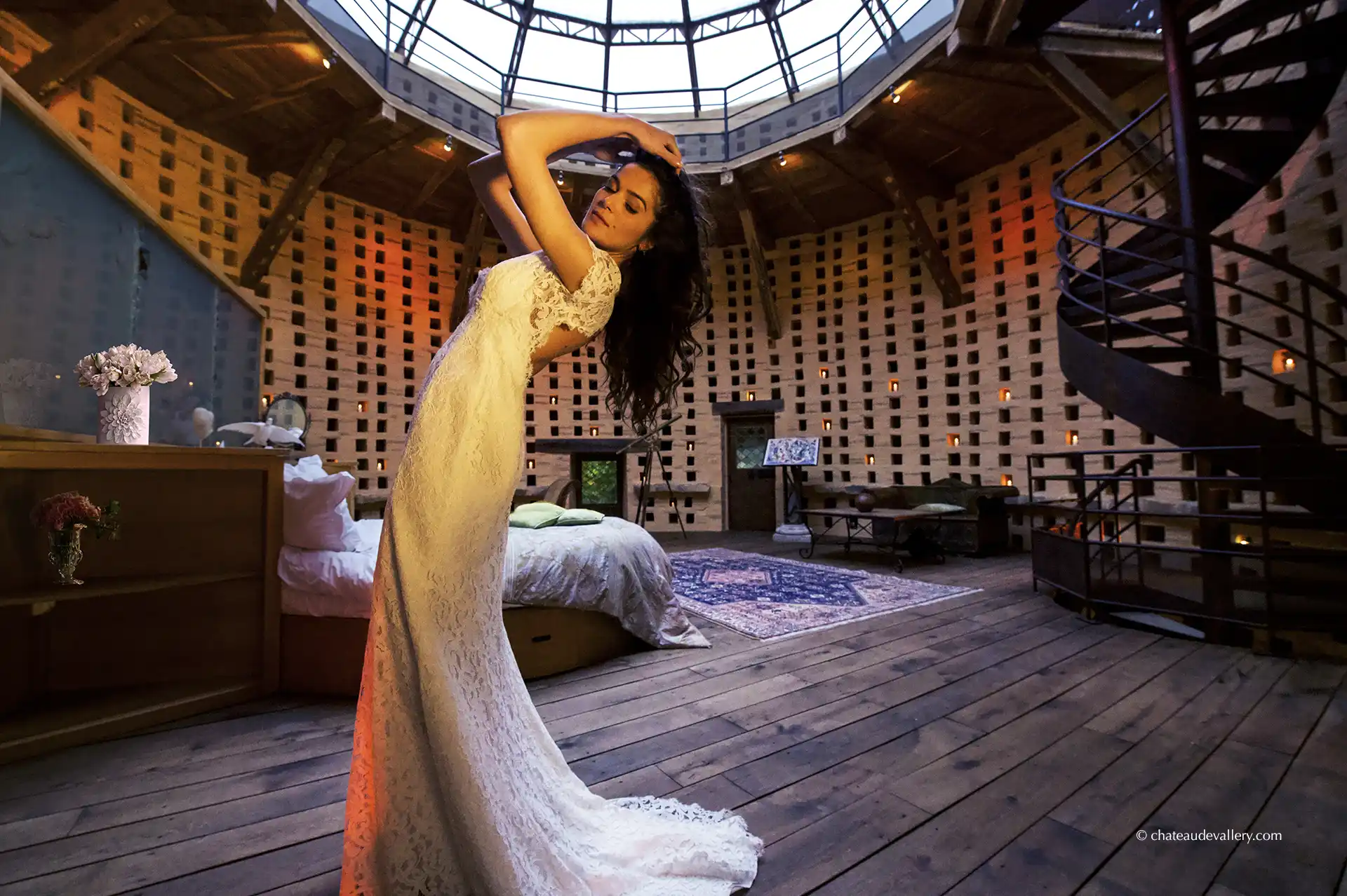 shooting dans la suite nuptiale