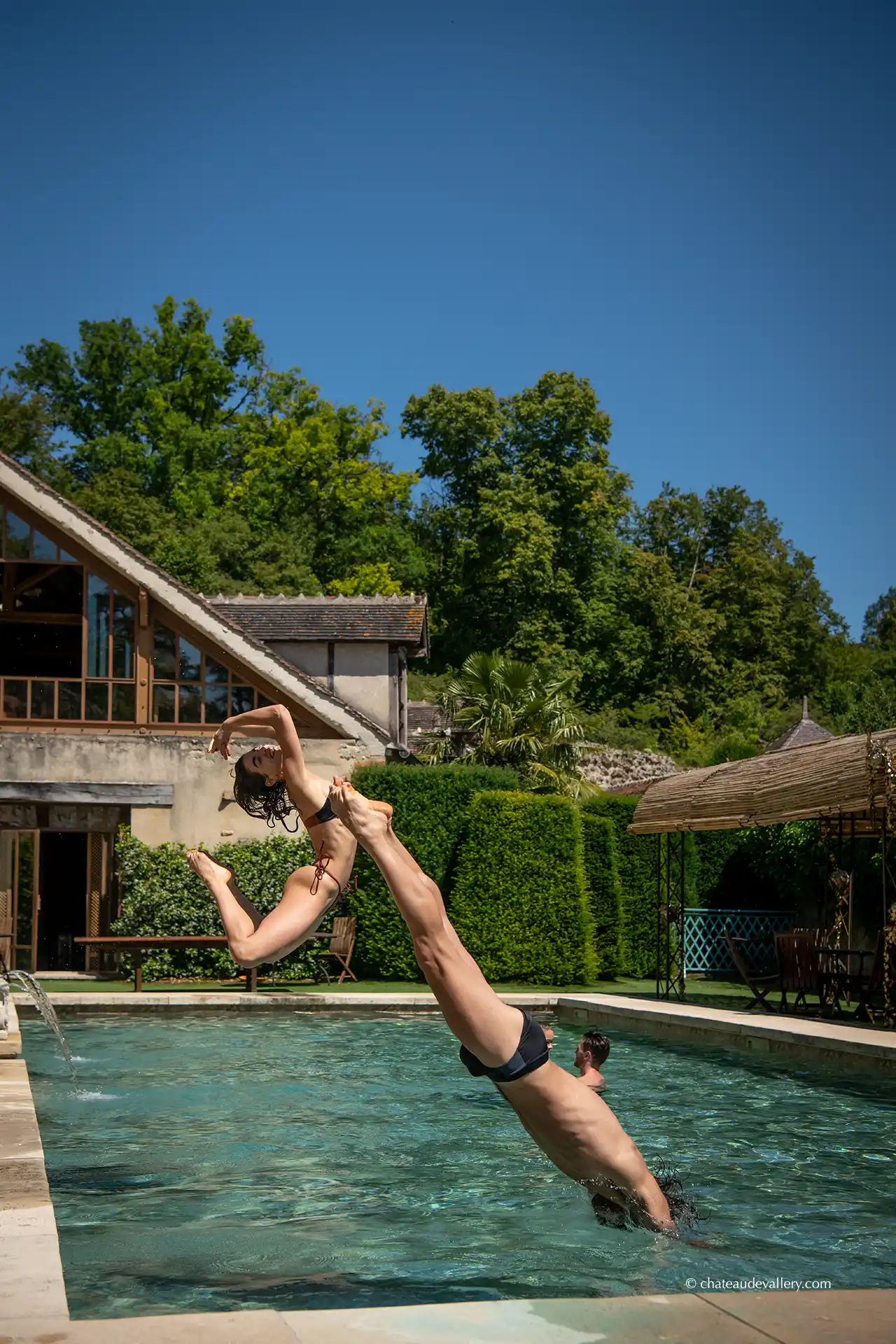 piscine du domaine à 1h de Paris