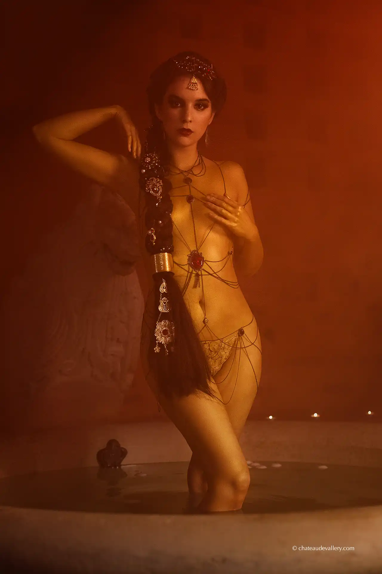 prises de vues au château d'Aline Bartoli