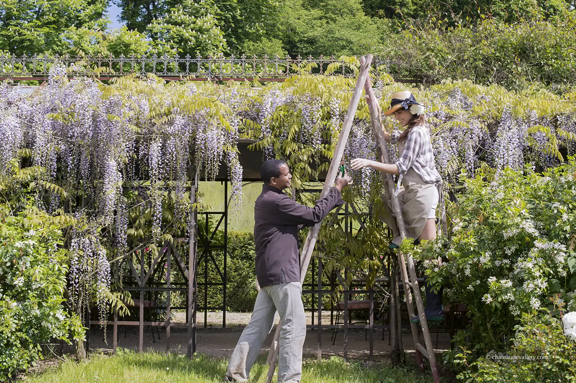 shooting au château pour catalogue