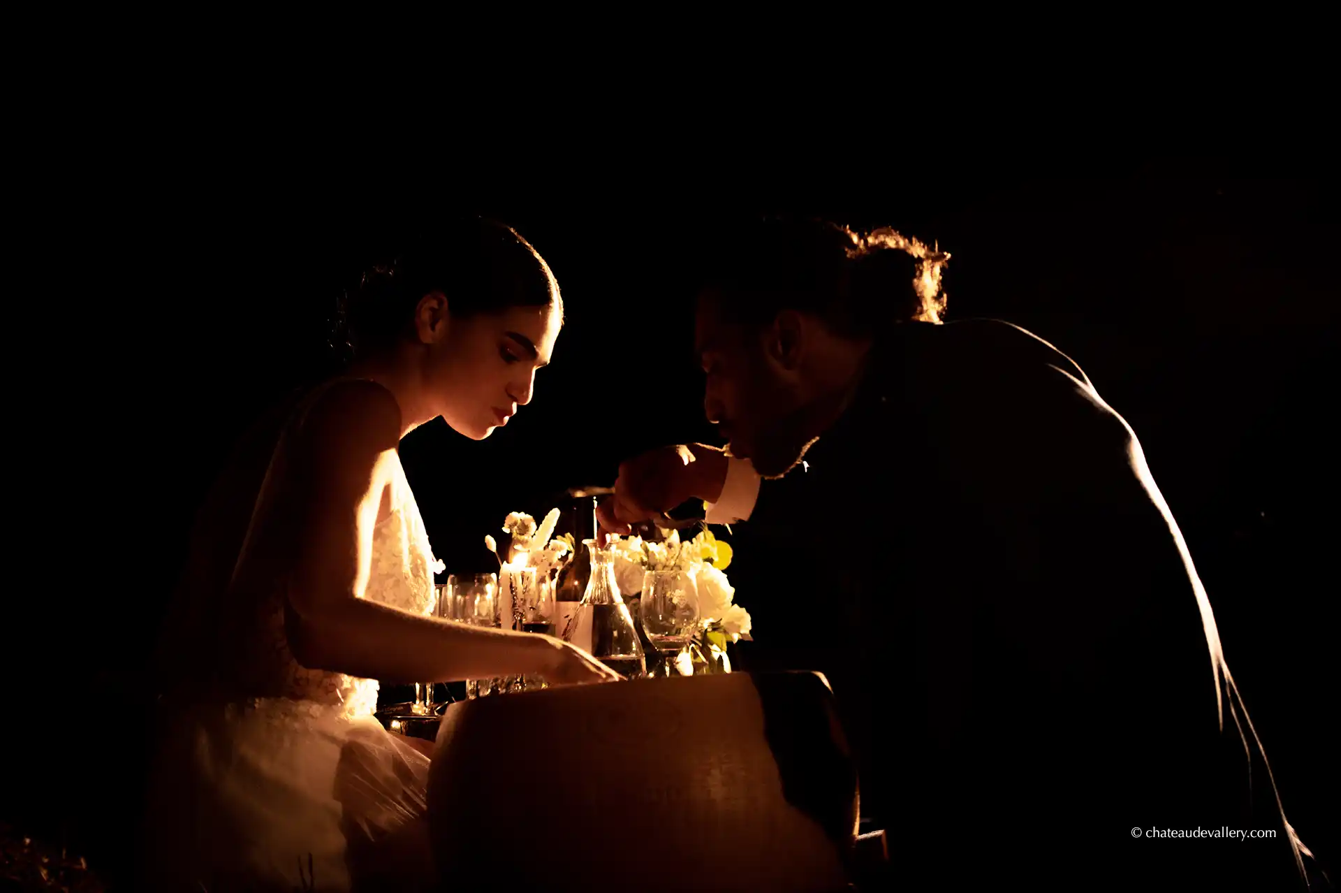 outdoor meal in the grounds