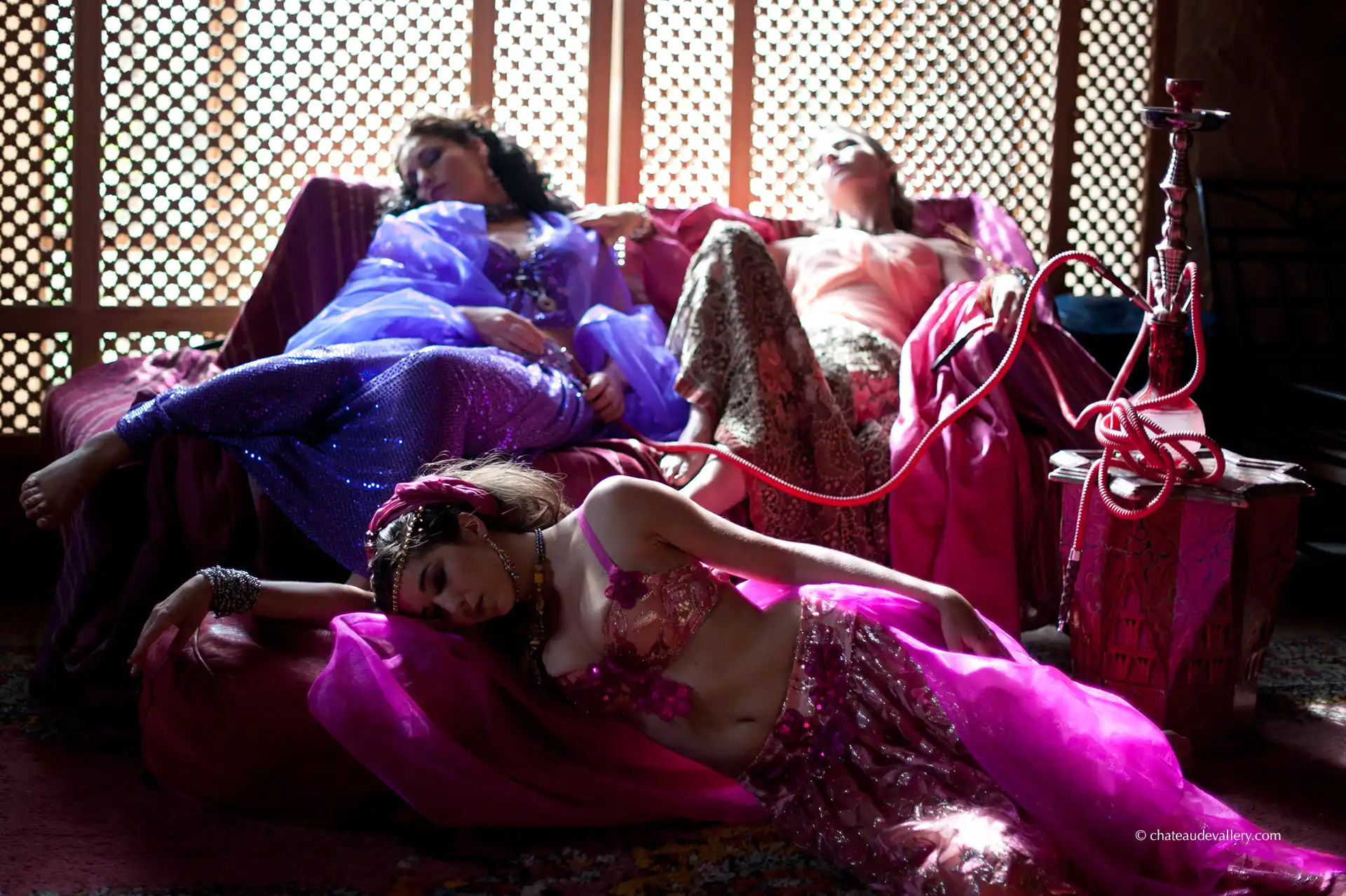 prise de vue dans le Pavillon Oriental