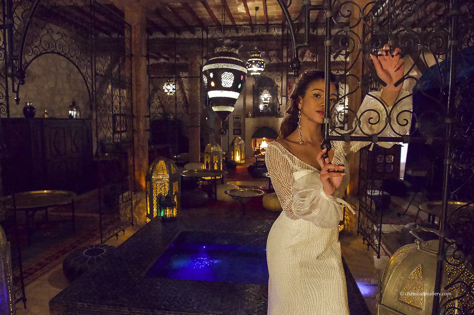 shooting pour robe de mariée au Pavillon Oriental