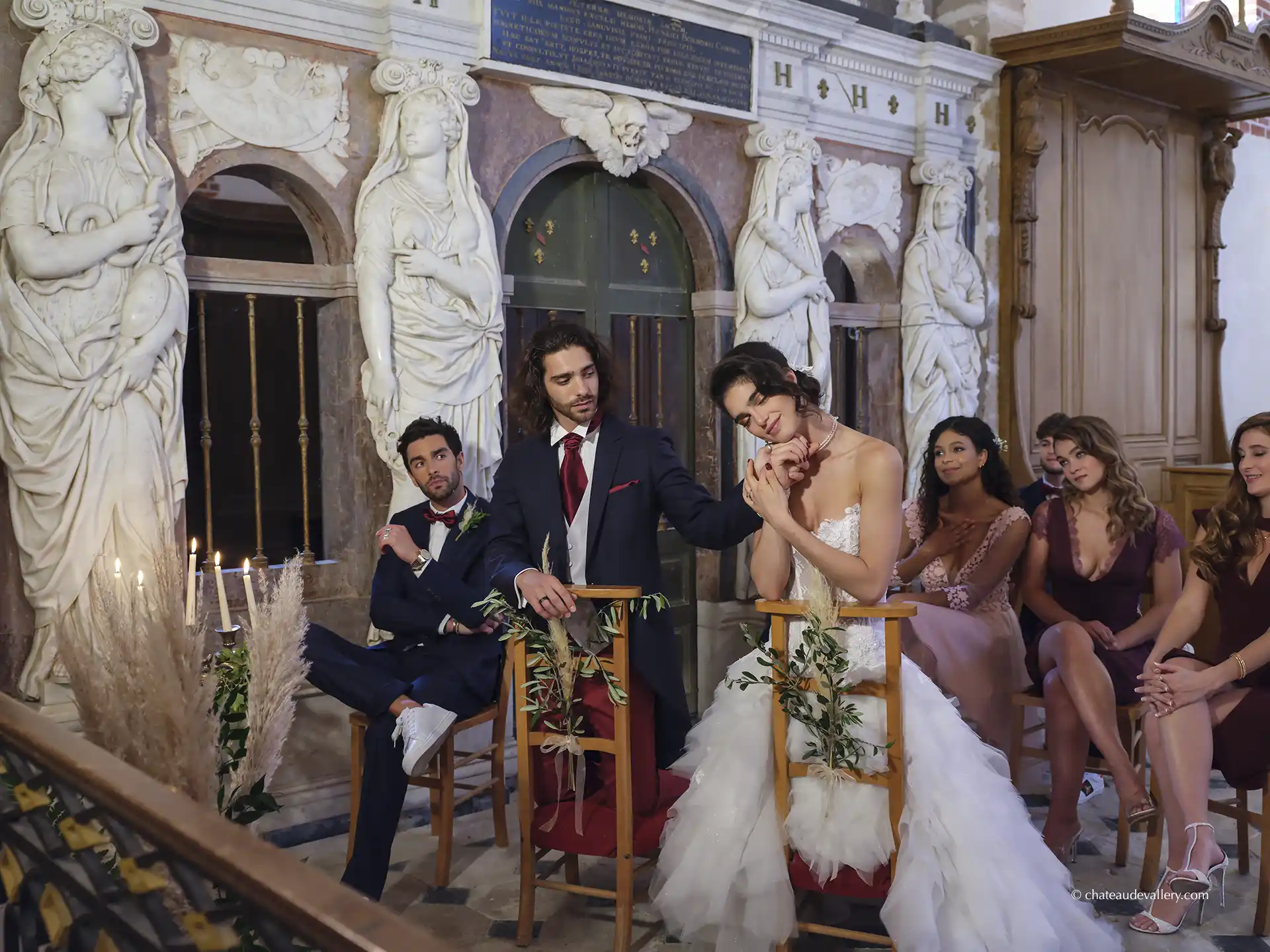 Vallery church for a wedding photo