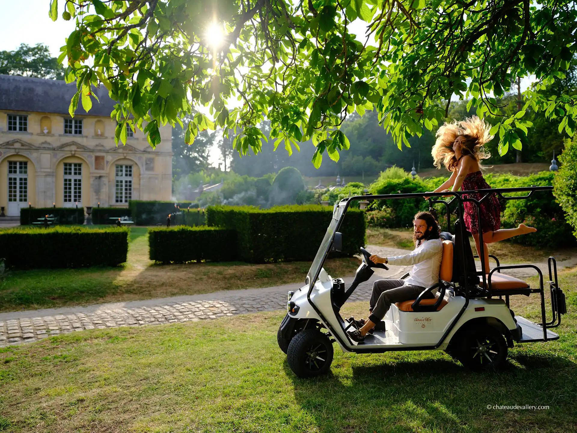 visiting a chateau in Burgundy for a wedding