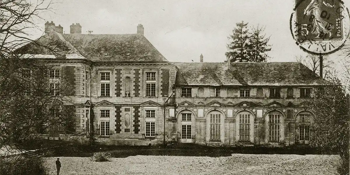 carte postale du XIXe : la façade Renaissance