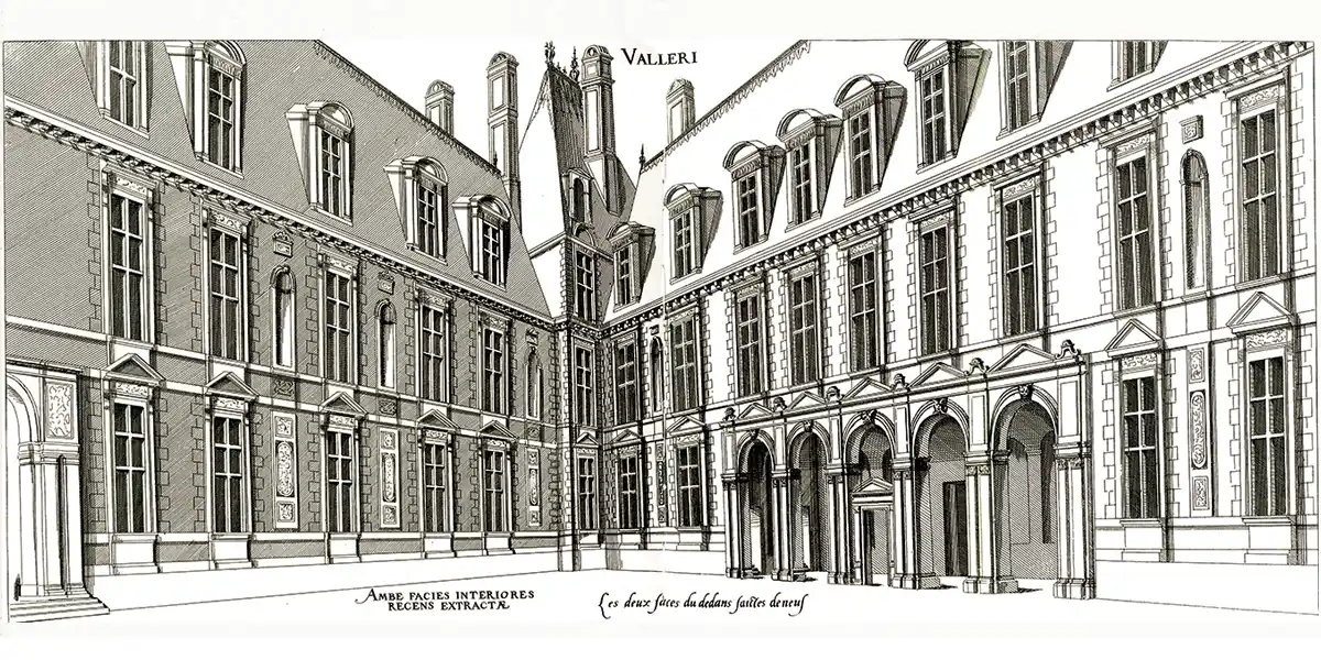 Renaissance facade by Androuet du Cerceau