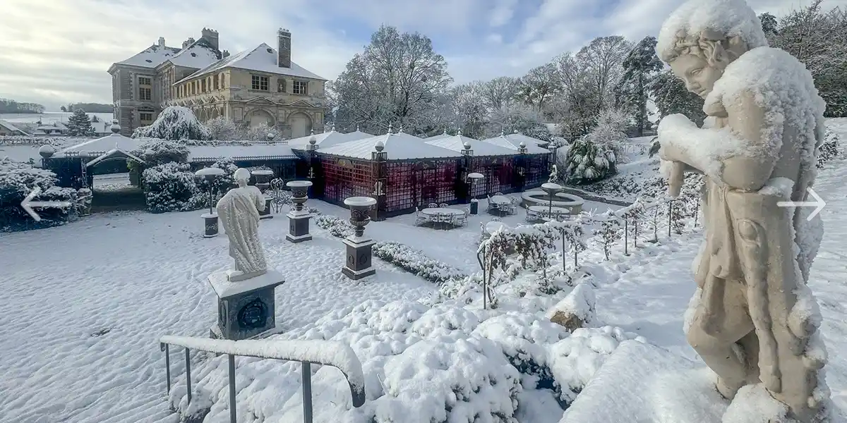 le Château de Vallery au mois de Janvier