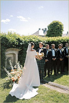 ceremony at the chateau by F. Ladouc