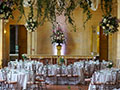 decorated reception room