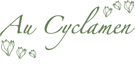 logo fleuriste Au Cyclamen