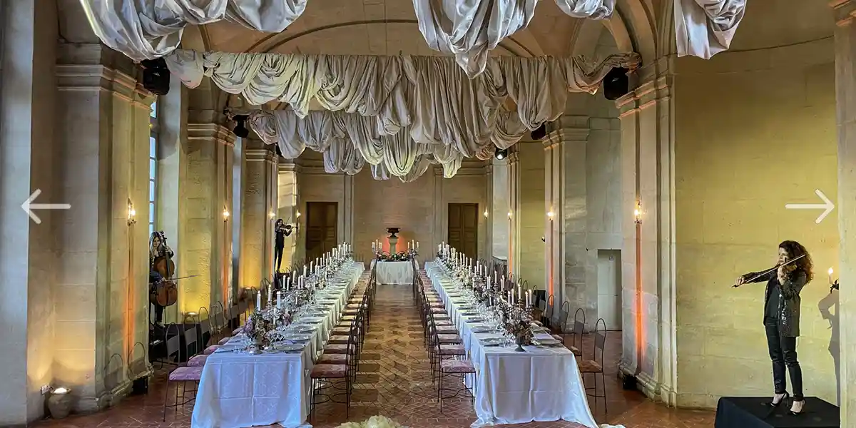 la Grande Galerie, salle du château en location