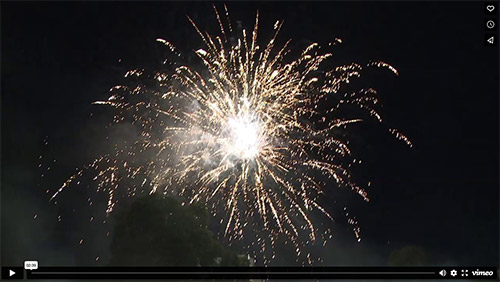 fireworks compilation 100km from Paris