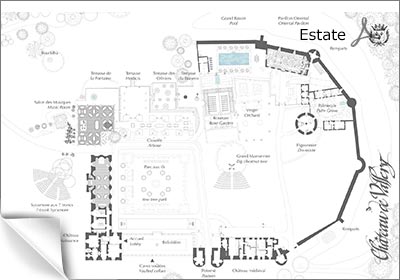 plan of the estate